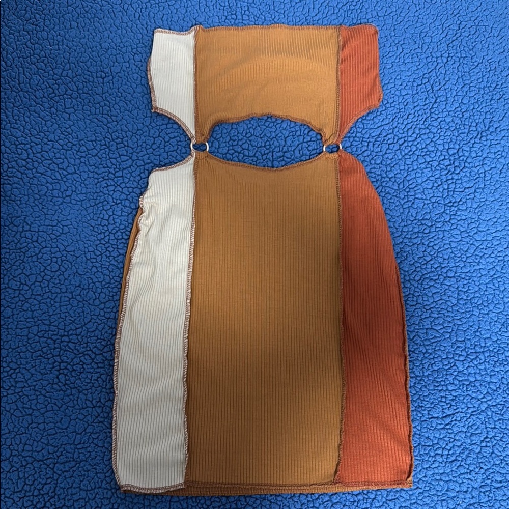 Colorblock Sleeveless Dress